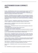 AUCTIONEER EXAM CORRECT 100&percnt;