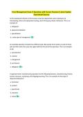 Farm Management Exam 3 Questions with Correct Answers&vert; Latest Update 