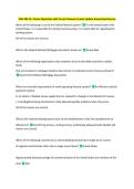 FINC 409 Ch&period; 4 Exam Questions with Correct Answers&vert; Latest Update 
