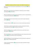 FINC 409 Quiz 2&vert; Questions with Correct Answers&vert; Latest Update