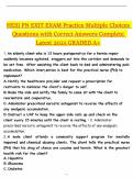 HESI PN Exit Exam Practice &vert; Multiple Choice Questions &vert; Complete 2025 Edition &vert; A&plus; Graded