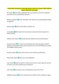 Florida State Pump Operator Study Guide Questions with Correct Answers 100&percnt; Verified