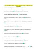 Florida Pump Ops Test Questions with Correct Answers 100&percnt; Verified by Experts