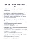 MSU CEM 141 FINAL STUDY GUIDE 2026