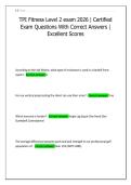 TPI Fitness Level 2 Exam 2026 &ndash; Certified Practice Questions with Correct Answers for Excellent Scores