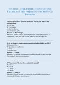 NM MS12 &ndash; FIRE PROTECTION SYSTEMS EXAM Latest 2026 70 Questions with Answers & Rationales