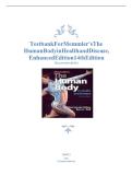 Test Bank for Memmler&rsquo;s Structure and Function of the Human Body 14th Edition &vert; Complete Guide &vert; A&plus; Graded