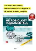 TEST BANK For Microbiology Fundamentals A Clinical Approach&comma; 4th Edition &lpar;Cowan&comma; 2022&rpar;&comma; &vert; Verified Chapters 1 - 22 Updated&comma; Complete Newest Version