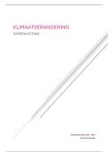 Samenvatting&colon; Klimaatverandering 