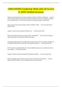 CHES&sol;MCHES Credential 2026 with all Correct & 100&percnt; Verified Answers