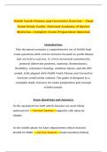 NASM Youth Fitness and Corrective Exercise &ndash; Final Exam Study Guide&comma; National Academy of Sports Medicine- Complete Exam Preparation Material