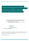 Intermediate Financial Management&comma; 14th Edition by Brigham &ndash; Complete Accredited Test Bank Solution Manual Chapters 1&ndash;29 &ndash; comprehensive exam preparation guide