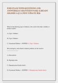 EMD EXAM WITH QUESTIONS AND  ANSWERS&vert;&vert; GUARANTEED PASS&vert;&vert; ALREADY  GRADED A&plus;&vert;&vert; LATEST UPDATE 2026