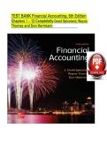 TEST BANK For Financial Accounting&comma; 6th Edition By David Spiceland&comma; Wayne Thomas&comma; Verified Chapters 1 - 12&comma; Complete Newest Version