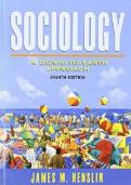 Essentials of sociology a down to earth approach 10th edition by james m henslin test bank