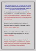 CSET SOCIAL SCIENCE SUBTEST 2 EXAM LATEST 2026 ACTUAL  EXAM WITH COMPLETE QUESTIONS AND CORRECT DETAILED  ANSWERS &lpar;100&percnt; VERIFIED ANSWERS&rpar; &vert;ALREADY GRADED A&plus;&vert;  &vert;&vert;PROFESSOR VERIFIED&vert;&vert; &vert;&vert;BRANDNEW&excl;&excl;&excl;&vert;&vert; 