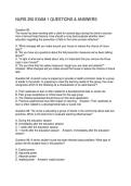NURS 250 EXAM 1 QUESTIONS & ANSWERS