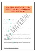 BUSI 400&sol;690 LIBERTY UNIVERSITY&period; EXAM QUESTIONS AND ANSWERS GRADED A&plus; 2025&sol;2026