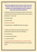 MEDICATION ADMINISTRATION TEST BANK LATEST 2026 ACTUAL  EXAM WITH COMPLETE QUESTIONS AND CORRECT DETAILED  ANSWERS &lpar;100&percnt; VERIFIED ANSWERS&rpar; &vert;ALREADY GRADED A&plus;&vert;  &vert;&vert;PROFESSOR VERIFIED&vert;&vert; &vert;&vert;BRANDNEW&excl;&excl;&excl;&vert;&vert;