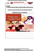 Maternity & Women&rsquo;s Health Care&comma; 13th Edition&comma;Lowdermilk&period; UPDATED VERSION&comma;2025&sol;2026&excl;&excl;&excl;&excl; ALL CHAPTERS FULLY COVERED &excl;&excl;&excl;&excl; GET A COPY&comma;GET AN A&plus; complete 