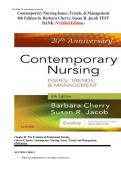 Test Bank For Contemporary Nursing Issues&comma; Trends&comma; & Management 8th Edition by Barbara Cherry&comma; Susan R&period; Jacob