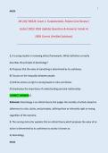 Exam 1&colon; NR 226&sol; NR226 &lpar;Latest 2025&sol; 2026 Update&rpar; Fundamentals&colon; Patient Care Review &vert; Questions & Answers&vert; Grade A&vert; 100&percnt; Correct &lpar;Verified Solutions&rpar;- Chamberlain