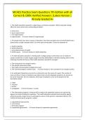MCHES Practice Exam Questions 7th Edition with all Correct & 100&percnt; Verified Answers &vert;Latest Version &vert;Already Graded A&plus;