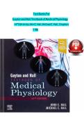 Test Bank for Guyton and Hall Textbook of Medical Physiology 14th Edition by John E&period; Hall&comma; Michael E&period; Hal