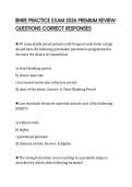 IBHRE PRACTICE EXAM 2026 PREMIUM REVIEW QUESTIONS CORRECT RESPONSES