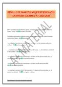 FINAL CJE 3444 EXAM QUESTIONS AND ANSWERS GRADED A&plus; 2025&sol;2026