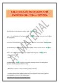 CJE 3444 EXAM QUESTIONS AND ANSWERS GRADED A&plus; 2025&sol;2026