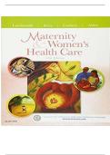 Test Bank &ndash; Maternity & Women&rsquo;s Health Care&comma; 11th Edition by Lowdermilk &lpar;Converted&rpar; &lpar;2026&sol;2027&rpar;