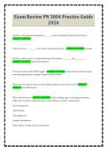 Exam Review PN 3004 Practice Guide 2026