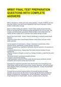 NR607 FINAL TEST PREPARATION QUESTIONS WITH COMPLETE ANSWERS 