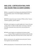 IMSA LEVEL 1 CERTIFICATION FINAL PAPER 2026 SOLVED ITEMS ACCURATE MARKING
