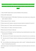 NUR 355 ACTUAL  EXAM 1   &vert;COMPLETE AND GRADED QUESTIONS AND ANSWERS 2026 LATEST UPDATED &vert; 100&percnt; GRADED CORRECT &vert; 100&percnt; GUARANTEED TO PASS &vert; GET A&plus;