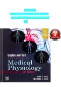 Test Banks For Guyton and Hall Textbook of Medical Physiology 14th Edition by John E&period; Hall&semi; Michael E&period; Hall ISBN 978-0323597128  COMPLETE GUIDE WITH RATIONALES 100&percnt; VERIFIED A&plus; GRADE ASSURED&excl;&excl;&excl;&excl;&excl;NEW LATEST UPDATE&excl;&excl;&excl;&excl;&excl;