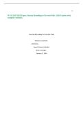 WGU D157 HIP Paper&colon; Hourly Rounding to Prevent Falls &vert; 2026 Update with complete solutions&period;