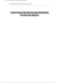 Neebs Mental Health Nursing 5th Edition Gorman Test Bank &vert;1-22 Chapter With Rationals&vert;Complete Guide A&plus;