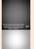 WGU D469 Objective Assessment Final Exam Newest  With Complete 100 &percnt; Verified Solution - Questions And Correct Answers -  Graded A&plus;