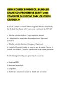 KERN COUNTY PROTOCOLS BUNDLED EXAMS COMPREHENSIVE SCRIPT 2026 COMPLETE QUESTIONS AND SOLUTIONS GRADED A&plus;