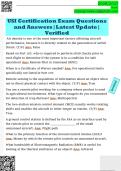 USI Certification Exam Questions  and Answers&vert;Latest Update&vert;  Verified
