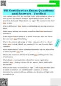 USI Certification Exam Questions  and Answers&vert; Verified 
