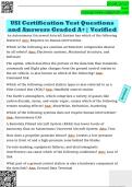 USI Certification Test Questions  and Answers Graded A&plus;&vert; Verified