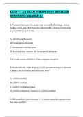 LEED V4 GA EXAM SCRIPT 2026 DETAILED QUESTIONS GRADED A&plus;