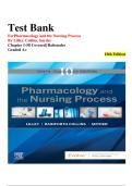 Pharmacology and the Nursing Process 10th Edition Test Bank&colon; Chapter 1-58 Q&A with Rationales &vert; NCLEX Prep