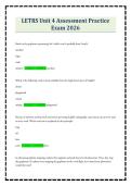 LETRS Unit 4 Assessment Practice Exam 2026