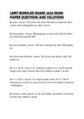 LMRT BUNDLED EXAMS 2026 EXAM PAPER QUESTIONS AND SOLUTIONS