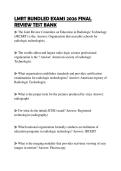 LMRT BUNDLED EXAMS 2026 FINAL REVIEW TEST BANK