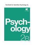 OpenStax Psychology 2e Test Bank &ndash; Complete Chapter-by-Chapter MCQs with Answers & Explanations